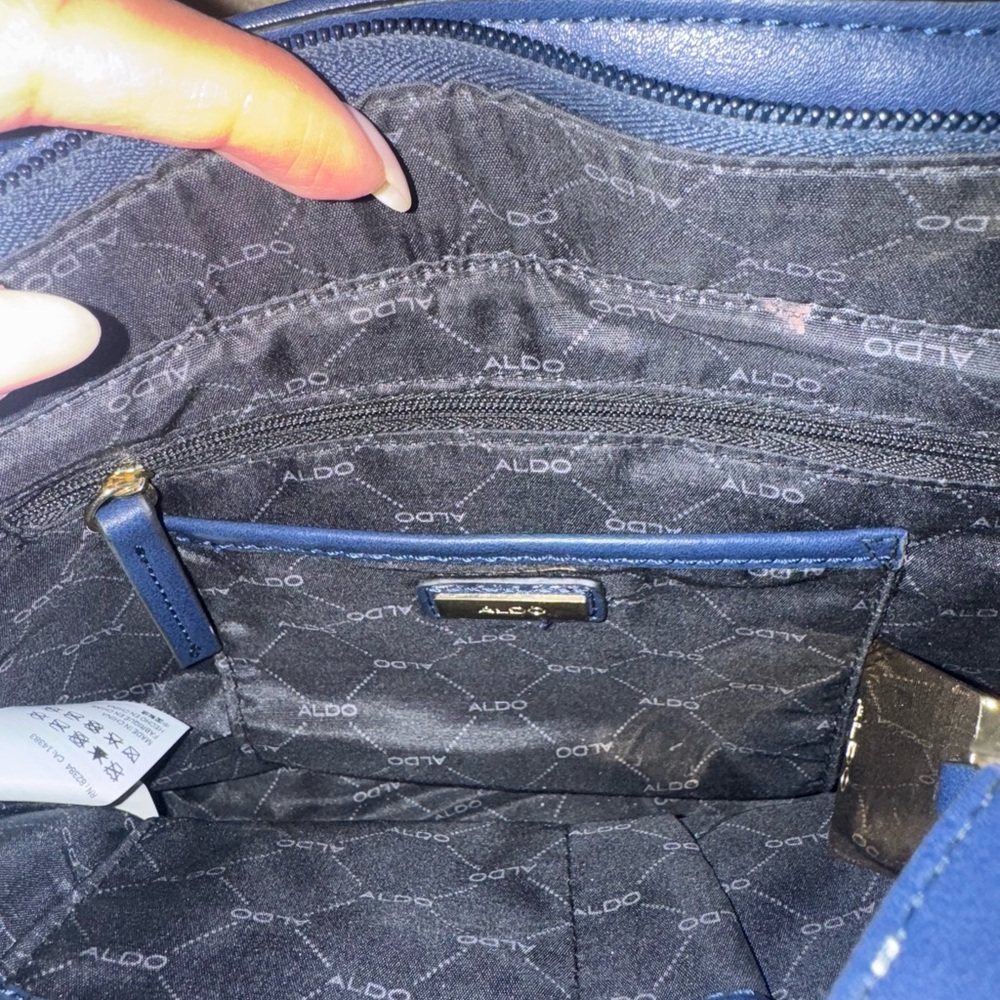 ALDO Blue Quilted Women's Bag - Picture 5 of 5
